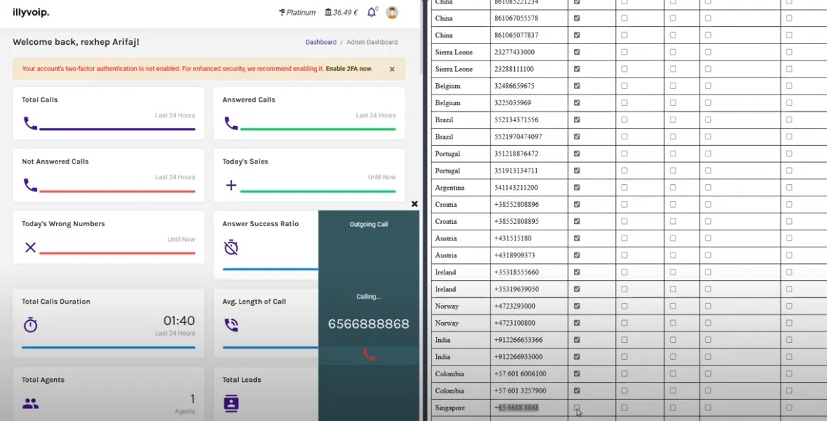 Platinum Routing Test Completed Successfully: IllyVoIP Voice Termination Services Quality (04.06.2024)