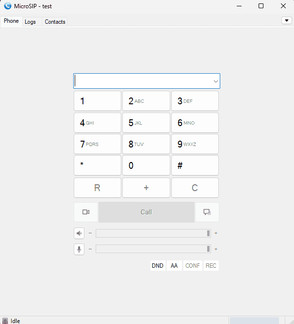 MicroSIP Dashboard