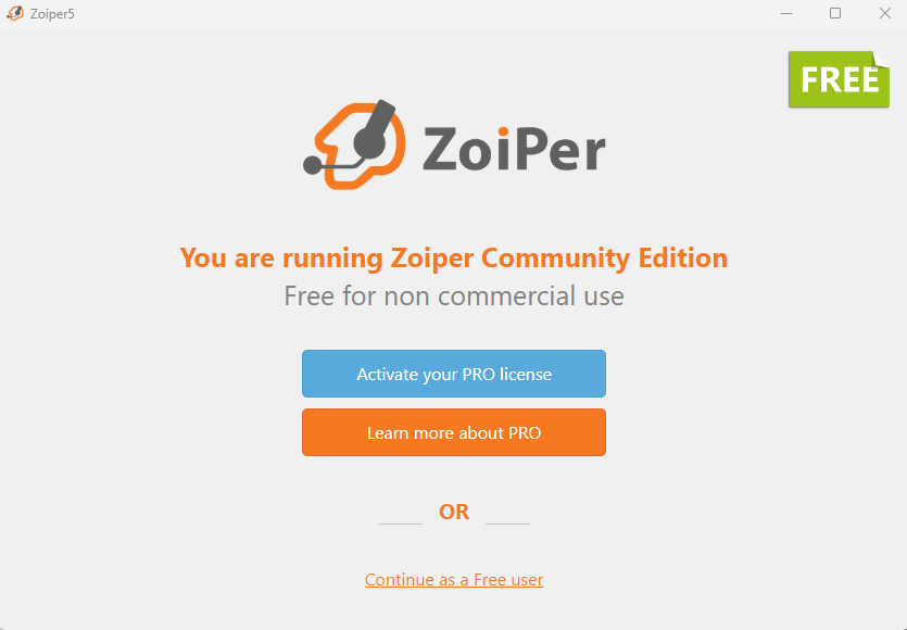 Zoiper First Steps