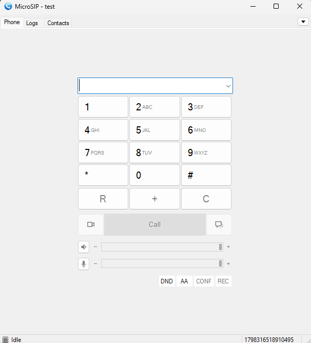 MicroSIP Dashboard